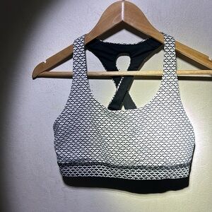 lululemon athletica Black and White Sports Bra